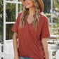 Surplice Half Sleeve T-Shirt