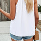 Ruched Grecian Neck Tank