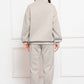 Comfy n' Cozy Half Zip Long Sleeve Sweatshirt and Pants Set