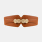 Alloy Buckle Elastic Belt