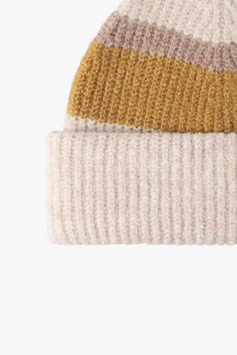 EZBeanie Tricolor Cuffed Hat Knit Beanie