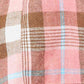 Double Take Plaid Collared Neck Long Sleeve Button-Up Shirt