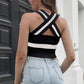 Grecian Sleeveless Sweater Vest