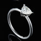 1 Carat Moissanite 925 Sterling Silver Solitaire Ring 💜