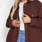 FashionToFigureTrends Chestnut Brown Button Down Denim Jacket