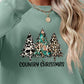 CHRISTMAS THEMED Graphic Round Neck Dropped Shoulder Sweatshirt