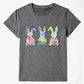 Rabbit Round Neck Short Sleeve T-Shirt