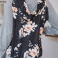 Printed Raglan Sleeve Hoodie