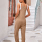 Spaghetti Strap Jumpsuit with Pockets