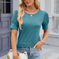 Round Neck Puff Sleeve T-Shirt