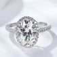 Women's 4.5 Carat Moissanite Halo Ring