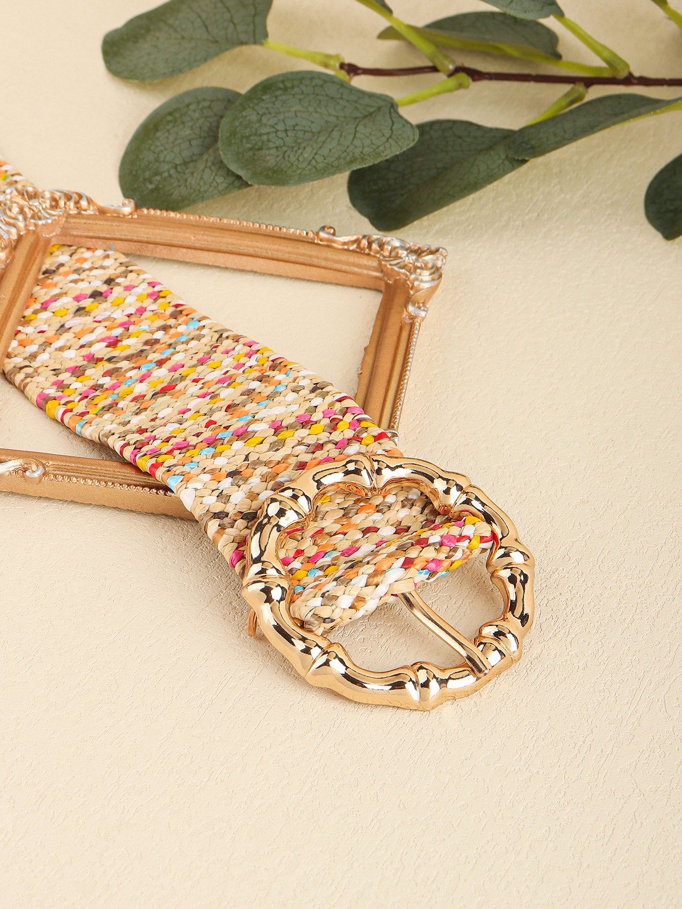 Jessica Anne Beauty Multicolored Wide Belt