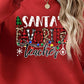 Christmas Themed Letter Graphic Sweatshirt