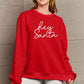 Simply Love Full Size Christmas HEY SANTA Graphic Sweatshirt