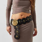 BeyondBeautiful Vintage PU Leather Wide Belt