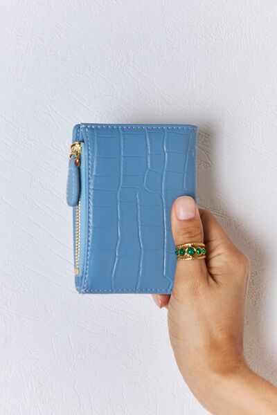 David Jones Texture PU Leather Mini Wallet *