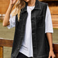 Button Down Denim Vest
