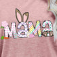 Seasonal Easter MAMA Graphic Round Neck T-Shirt