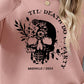 Graphic Round Neck Dropped Shoulder Sweatshirt