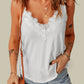 CAMI CHIC Full Size Lace Trim V-Neck Cami Top 🦋