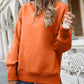 Malibu Dreams Dropped Shoulder Slit Sweatshirt