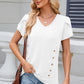 V-Neck Short Sleeve T-Shirt