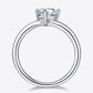 1 Carat Moissanite 925 Sterling Silver Solitaire Ring 💜