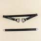 Jessica Anne Beauty Double Buckle PU Leather Belt