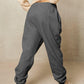 Simply Love Full Size Drawstring Heart Graphic Long Sweatpants