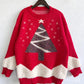 Christmas Tree Graphic Dropped Shoulder Sweater
