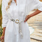 Dropped Shoulder Collared Longline Shirt