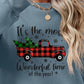 CHRISTMAS THEMED Graphic Round Neck Long Sleeve Sweatshirt