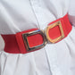 Jessica Anne Beauty Double D Buckle PU Belt