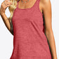 CHICbabe Full Size Curved Hem Square Neck Tank