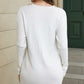 Women's Candida V-Neck Long Sleeve Mini Sweater Dress
