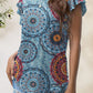 Printed Round Neck Short Sleeve T-Shirt
