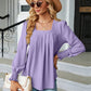 Full Size Square Neck Puff Sleeve Blouse