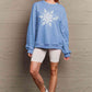 Simply Love Full Size Christmas Snowflake Graphic Sweatshirt
