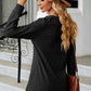 Notched Long Sleeve T-Shirt
