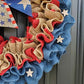 Independence Day Knit Wall Wreath