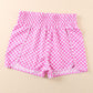 Leopard Elastic Waist Shorts