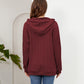 Full Size Raglan Sleeve Front Pocket Hoodie