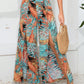 Full Size Printed Split Wide Leg Long Pants