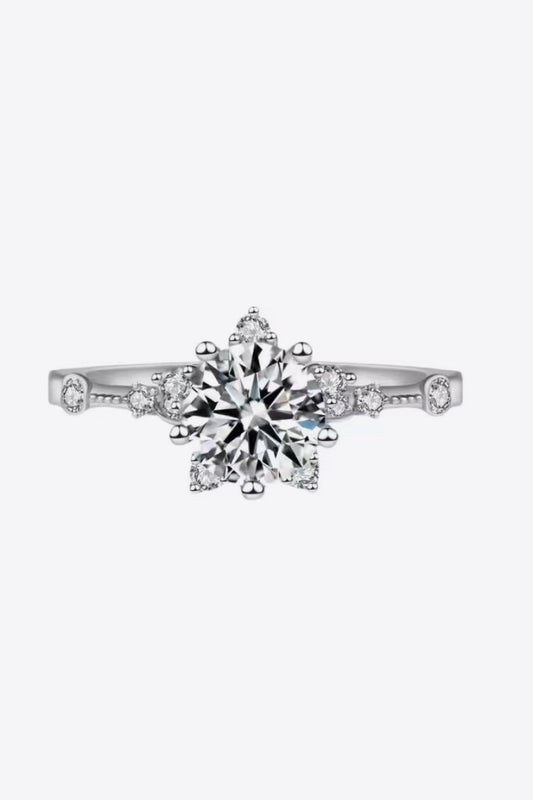 1 Carat Moissanite 6-Prong Ring  💜