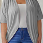 Plus Size Ribbed Cocoon Cover Up