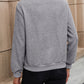 Asymmetrical Neck Long Sleeve Blouse