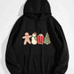 CHRISTMAS Graphic Drawstring Hoodie with Pocket