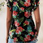 Printed Round Neck Short Sleeve T-Shirt