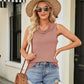 Cowl Neck Knit Vest