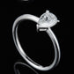 1 Carat Moissanite 925 Sterling Silver Solitaire Ring 💜